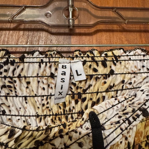 Leopard Print Maxi Strapless Halter Dress - Size Large , NWT - Picture 4 of 5